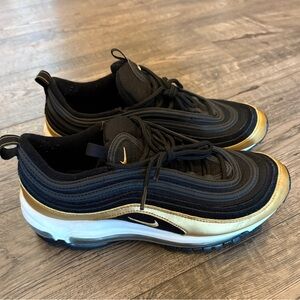 Nike Air Max 97 in Black and Gold Size 7 youth/women’s 8.5